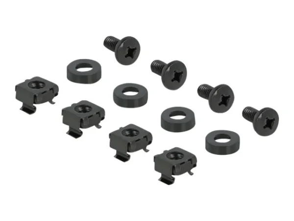 DELOCK 48,26cm Bürstenleiste 2HE grau