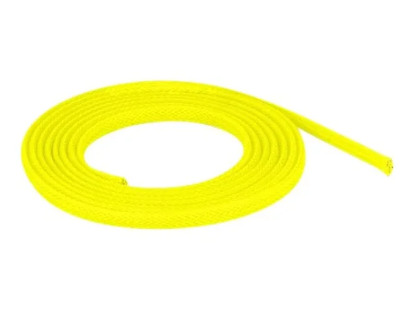 DELOCK Geflechtschlauch 2mx6mm gelb