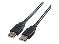 ROLINE USB 2.0 Kabel Typ A-A schwarz 3m