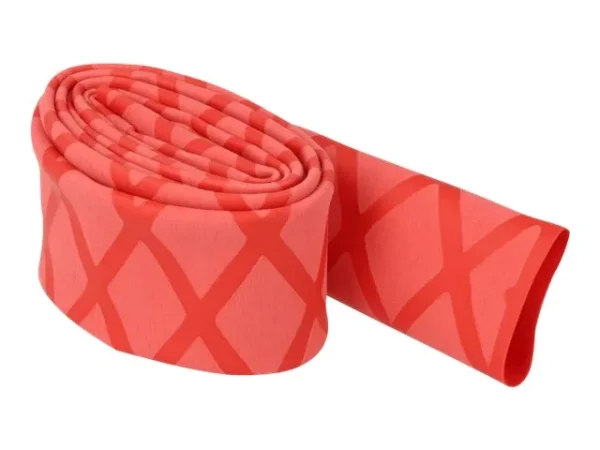 DELOCK Schrumpfschlauch X-Muster rot