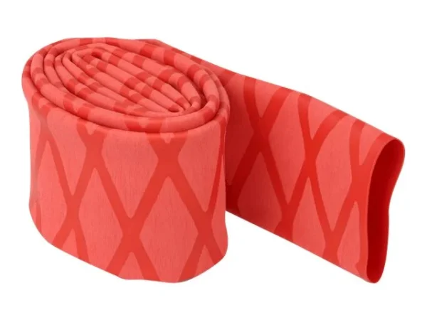 DELOCK Schrumpfschlauch X-Muster rot