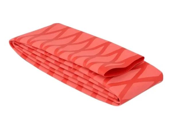 DELOCK Schrumpfschlauch X-Muster rot