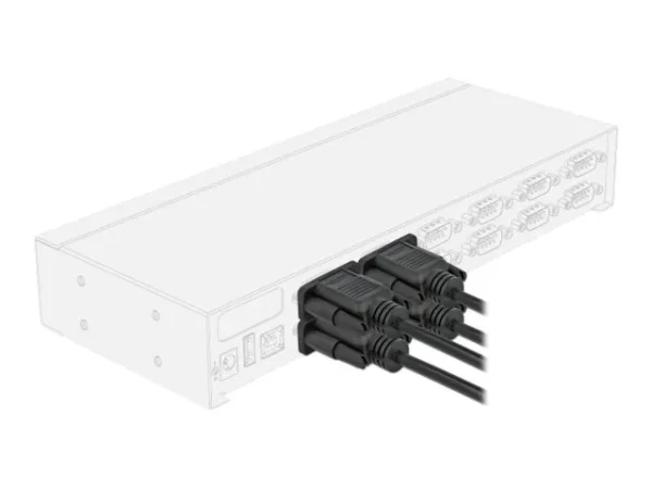 DELOCK Seriell Kabel RS-232 D-Sub 9 5m