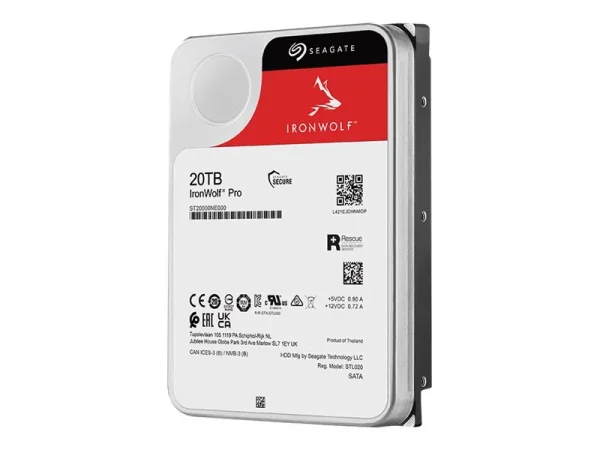 SEAGATE Ironwolf PRO NAS HDD 20TB SATA