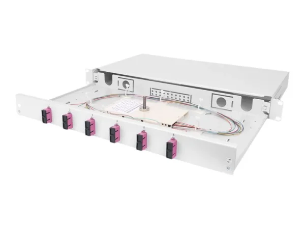 DIGITUS FO splice box 1U 6x SC DX OM4