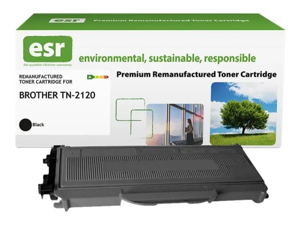 ESR cartr Brother TN-2120BK blk rem 5.2k