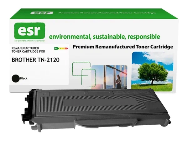 ESR cartr Brother TN-2120BK blk rem 6.6k