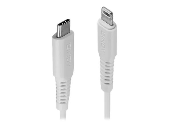 LINDY 3m USB C an Lightning Kabel weiss
