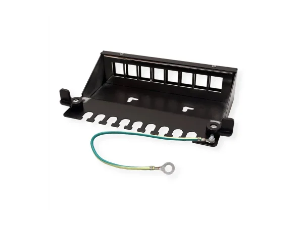 VALUE Keystone-Modulträger 8-Port sw