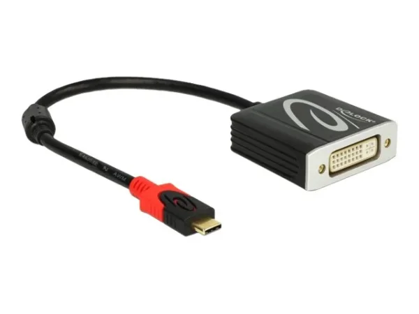 DELOCK Adapter USB Type-C > DVI 4K 30 Hz
