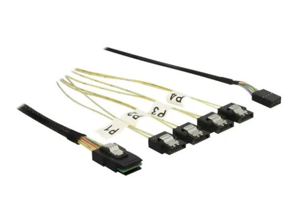 DELOCK Kabel Mini SAS SFF-8087 > 4xSATA