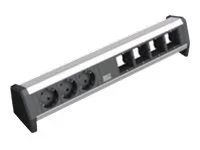 BACHMANN DESK 3x Schutzkontakt 4x ABD