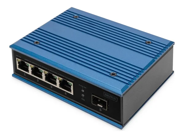 DIGITUS Industrial 4+1 Port PoE Switch
