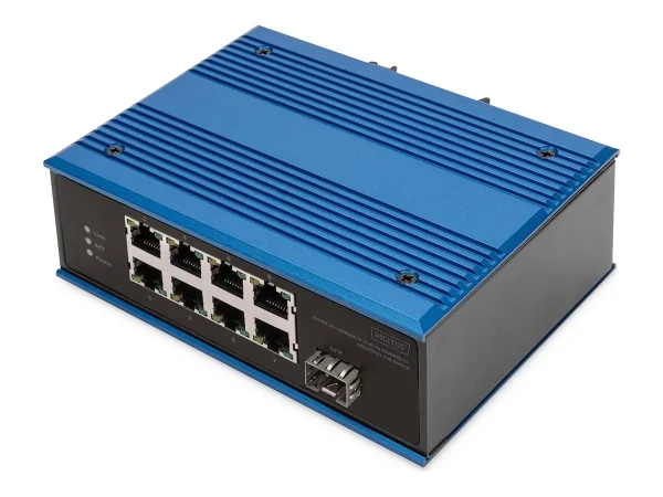 DIGITUS Industrial 8+1 Port PoE Switch