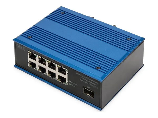 DIGITUS Industrial 8+1 Port PoE Switch
