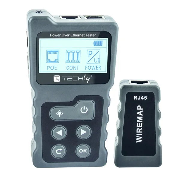 TECHLY Professioneller PoE RJ45 Tester