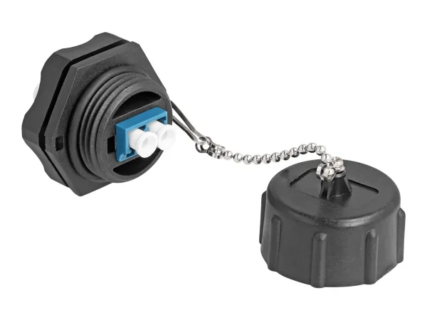 DELOCK LWL Einbaubuchse LC Duplex