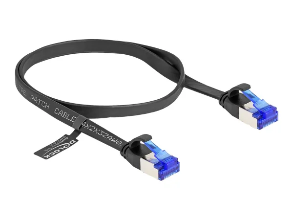 DELOCK RJ45 Flachband Patchkabel 0,5m