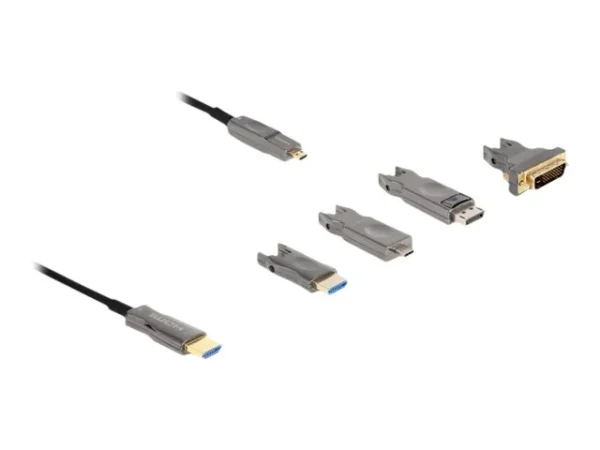 DELOCK Aktives Opt. 5in1 HDMI Kabel 25m