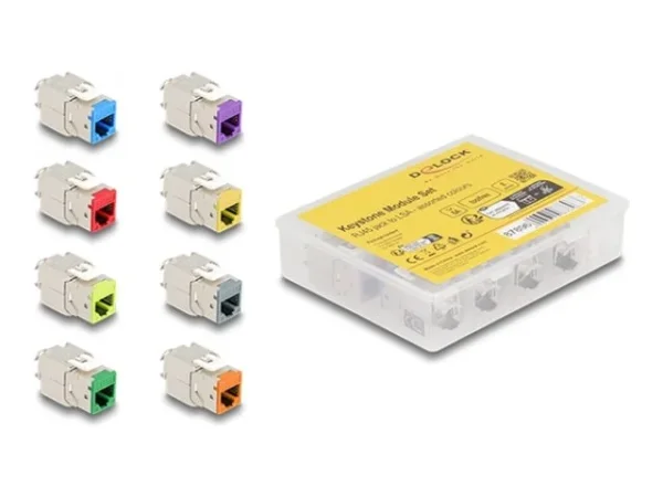 DELOCK Keystone Modul RJ45 zu LSA Cat.6A