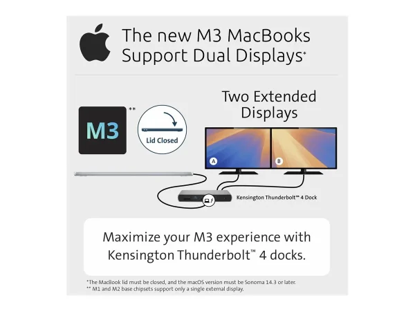 KENSINGTON SD5760T Thunderbolt 4 Dual 4K