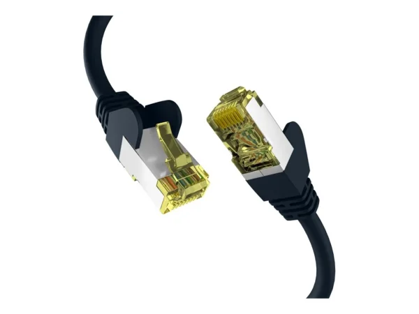 EFB Netzwerkkabel CAT6a S/FTP 15m sw