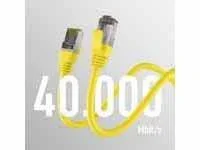 EFB Netzwerkkabel CAT8.1 S/FTP 1m gelb