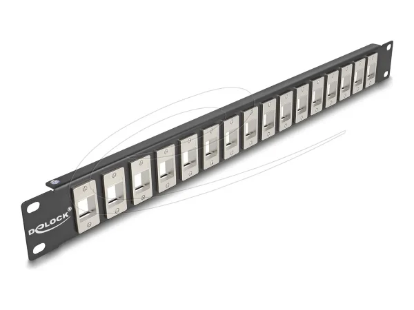 DELOCK 48,26cm Keystone Patchp 16 Port
