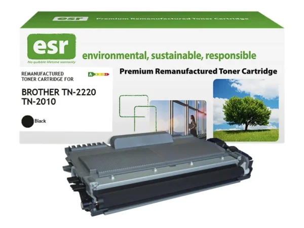 ESR cartr Brother TN-2220BK blk rem 2.6k