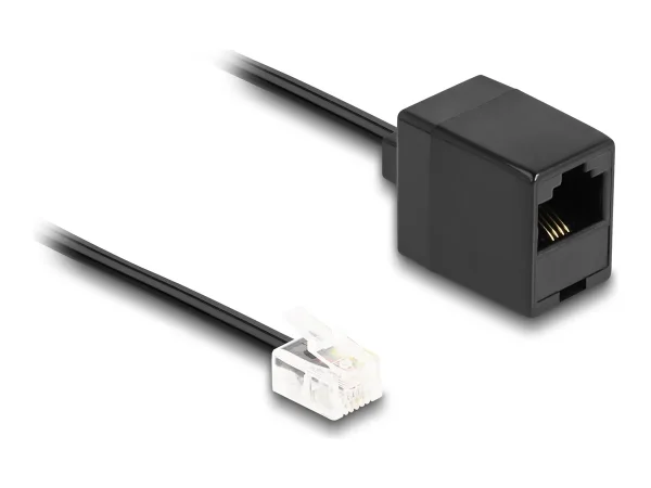 DELOCK Telefonk RJ11 zu RJ45 schwarz 3m