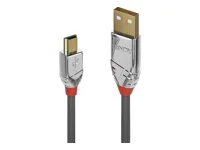 LINDY 2m USB 2.0 A/Mini-B Kabel Cromo