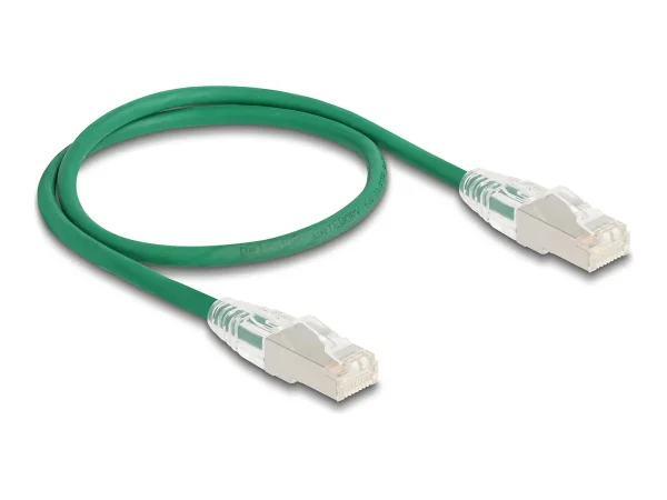 DELOCK RJ45 Netzwerkk Cat.6A 0,5 m grün
