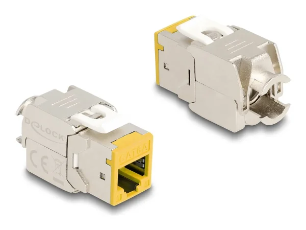 DELOCK Keystone Modul RJ45 zu LSA gelb