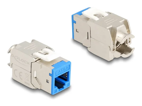 DELOCK Keystone Modul RJ45 zu LSA blau