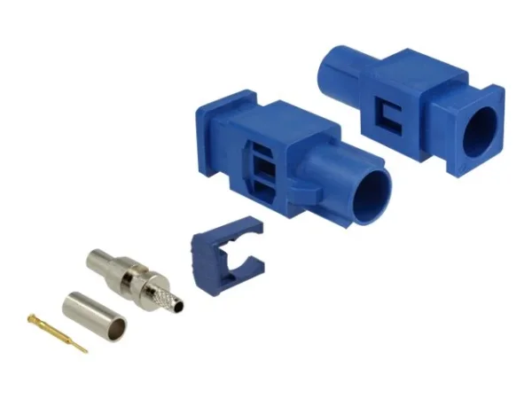 DELOCK FAKRA C Stecker Federpin Crimpen
