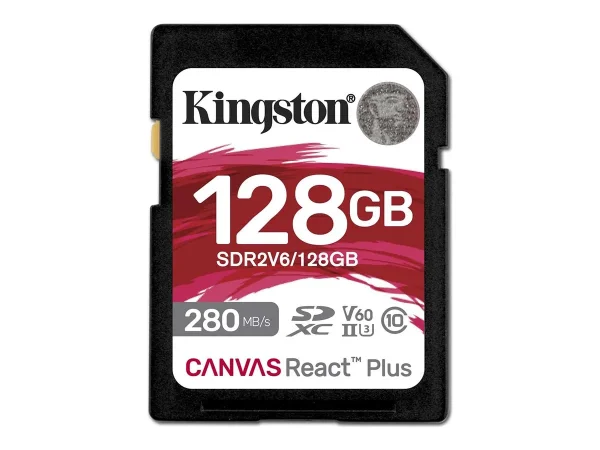 KINGSTON 128GB Canvas React Plus SDXC