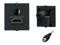 BACHMANN Rahmen 1xHDMI 90 +1xMiniklinke