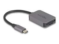 DELOCK USB Type-C Card Reader im Alu