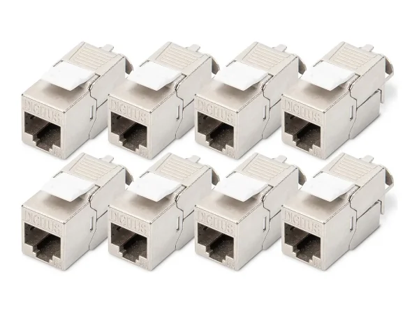 DIGITUS CAT 6A Keystone Jack shielded 8