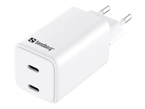 SANDBERG AC Charger Dual USB-C PD65W EU