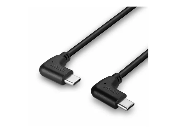LINDY 0,5m USB 2.0 Typ C Kabel 2 x 90