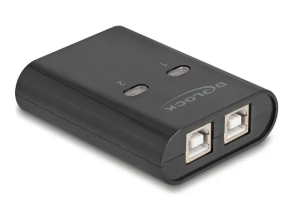 DELOCK USB 2.0 Switch fur 2 PC an 1 Gerä