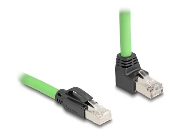 DELOCK RJ45 Netzwerkkabel Cat.6A 1m grun