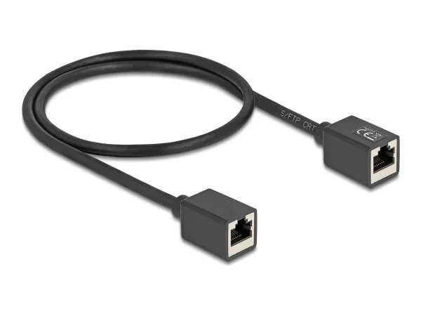 DELOCK Verlängerungskabel Cat.6A 0,5m