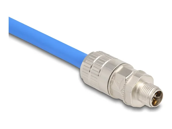 DELOCK M12 Stecker 8 Pin X-kodiert feldk