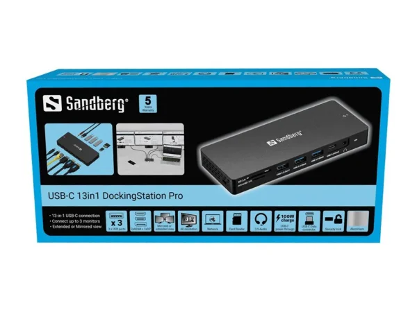 SANDBERG USB-C 13in1 DockingStation Pro