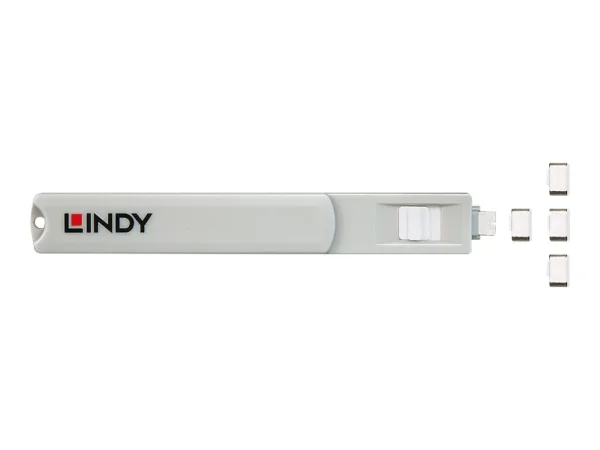 LINDY USB Typ C Port Schloss weiss