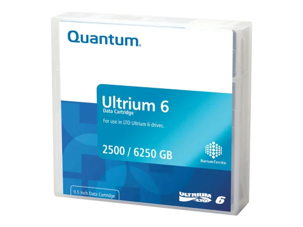 QUANTUM 20xdata cartridge LTO6 pre-label