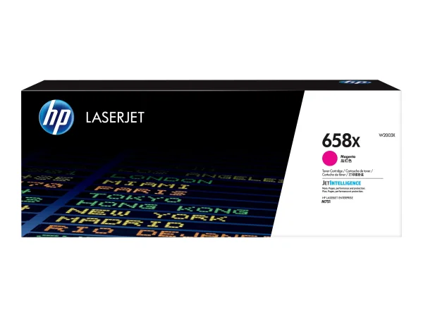 HP 658X Magenta LaserJet Toner Cartridge