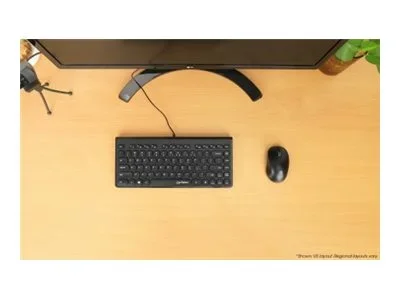 MH Slim USB Mini-Tastatur schwarz